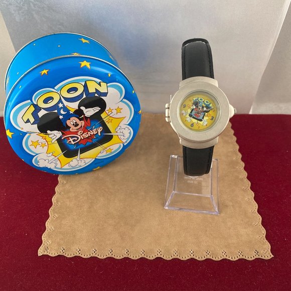 Vintage Disney Toon Mickey Mouse Pop Out Watch - Picture 5 of 6